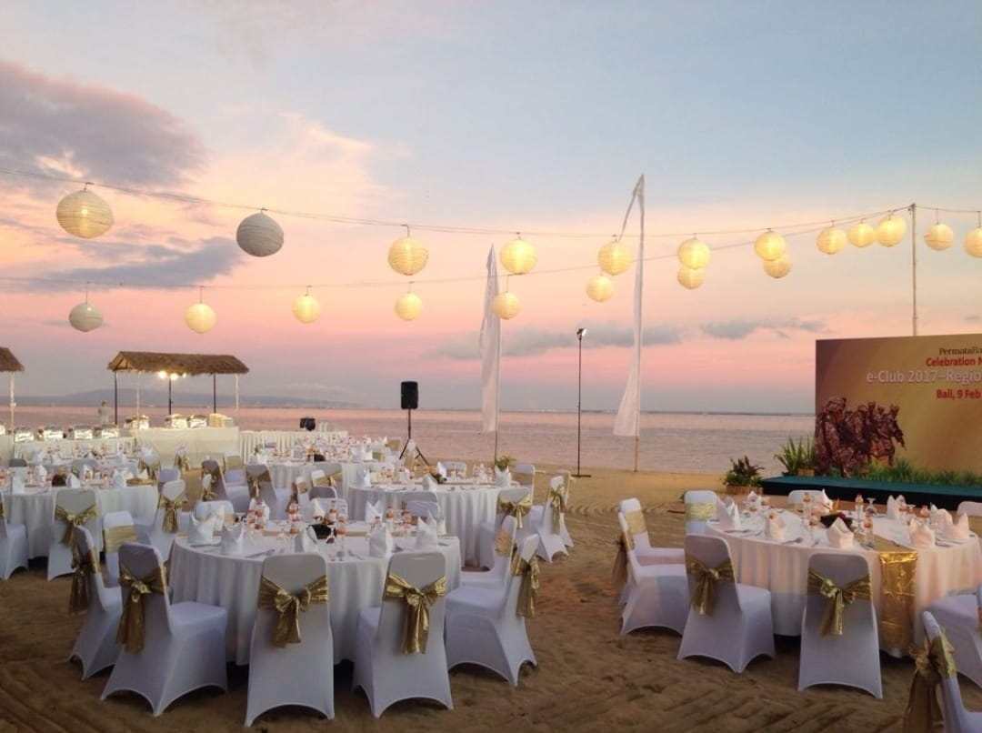 Setup for Prama Sanur Beach Hotel, Bali, Indonesia