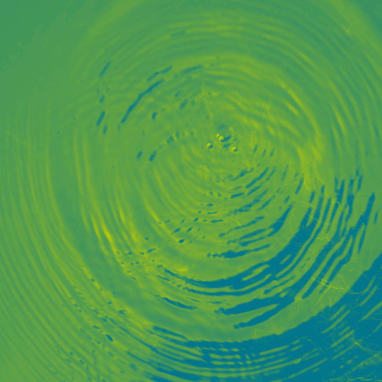 Abstract swirling green and blue image