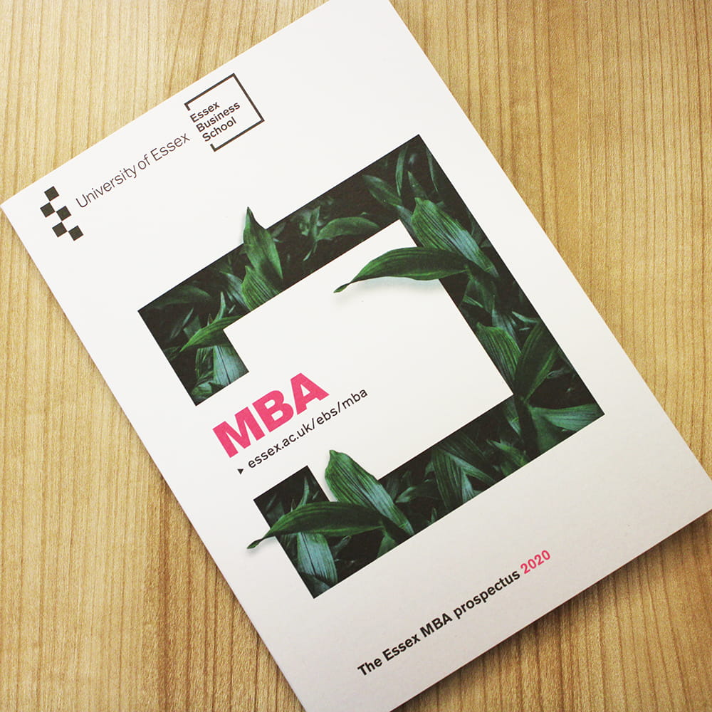 Mba Brochure University Of Essex