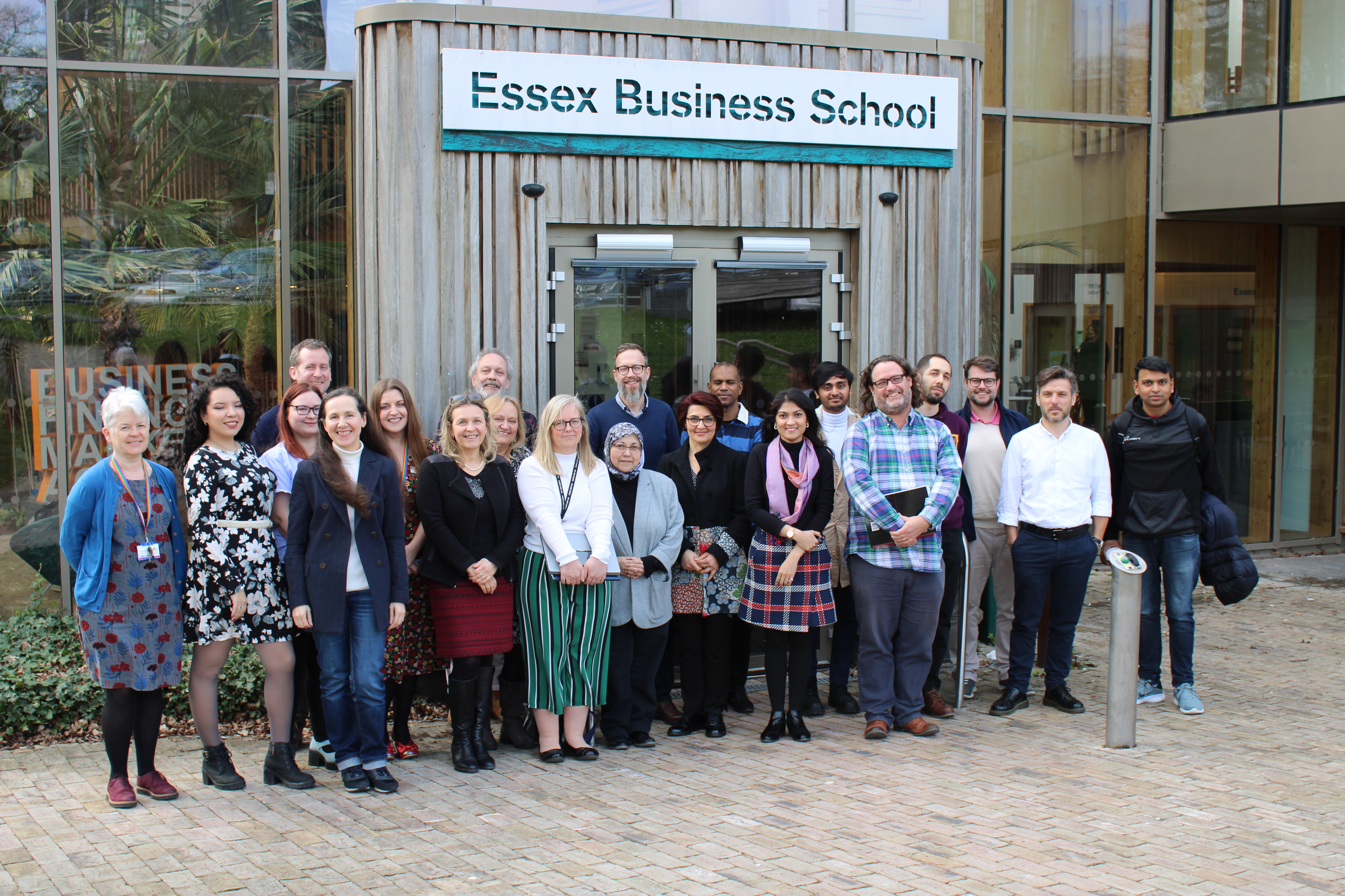 Group photos of EBS sustainability event delegates