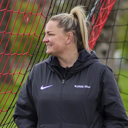 FA Womens High Performance Centre Coach Development Officer Rosi Webb based at University of Eessex 