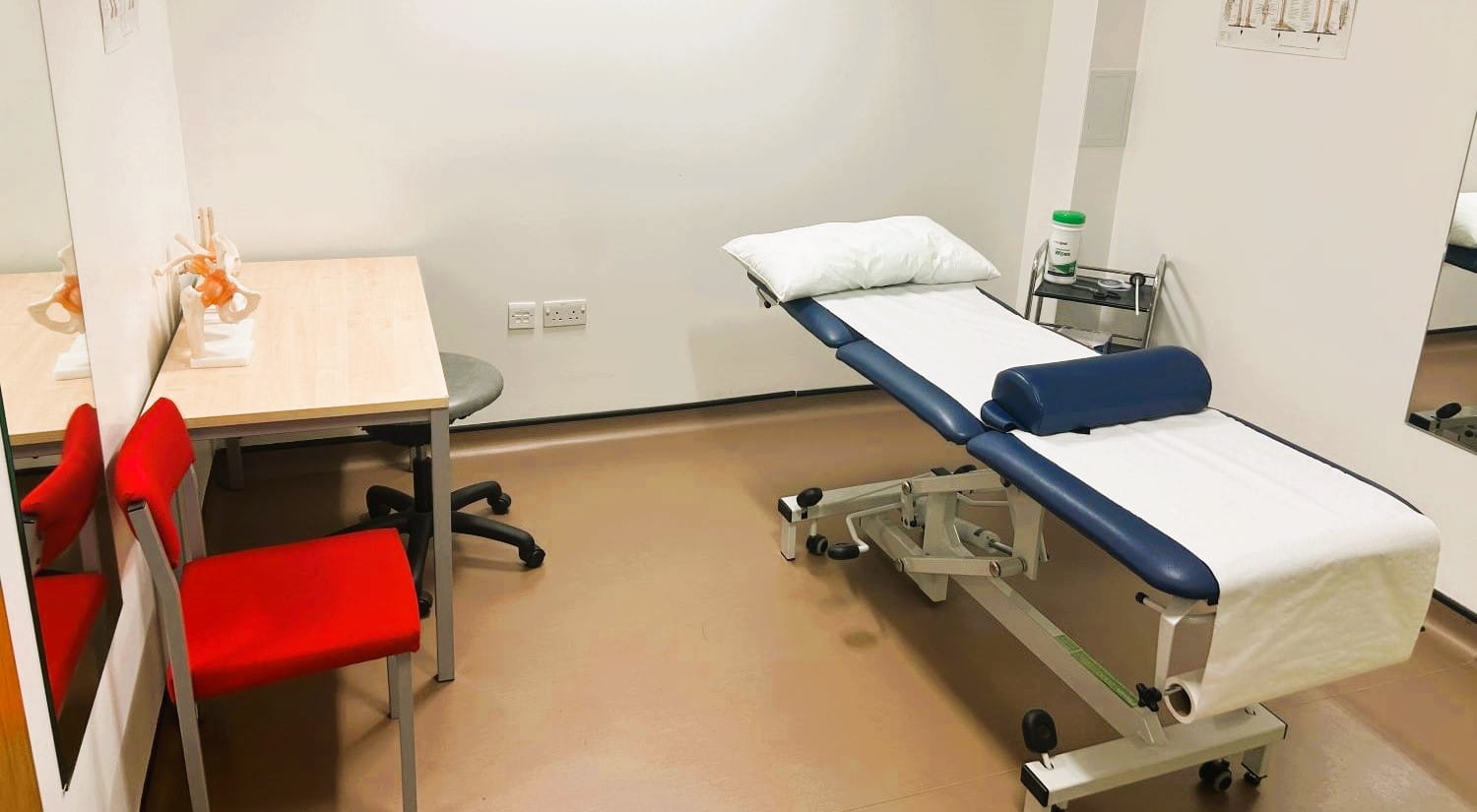 Inside Sports Therapy Clinic treatment room