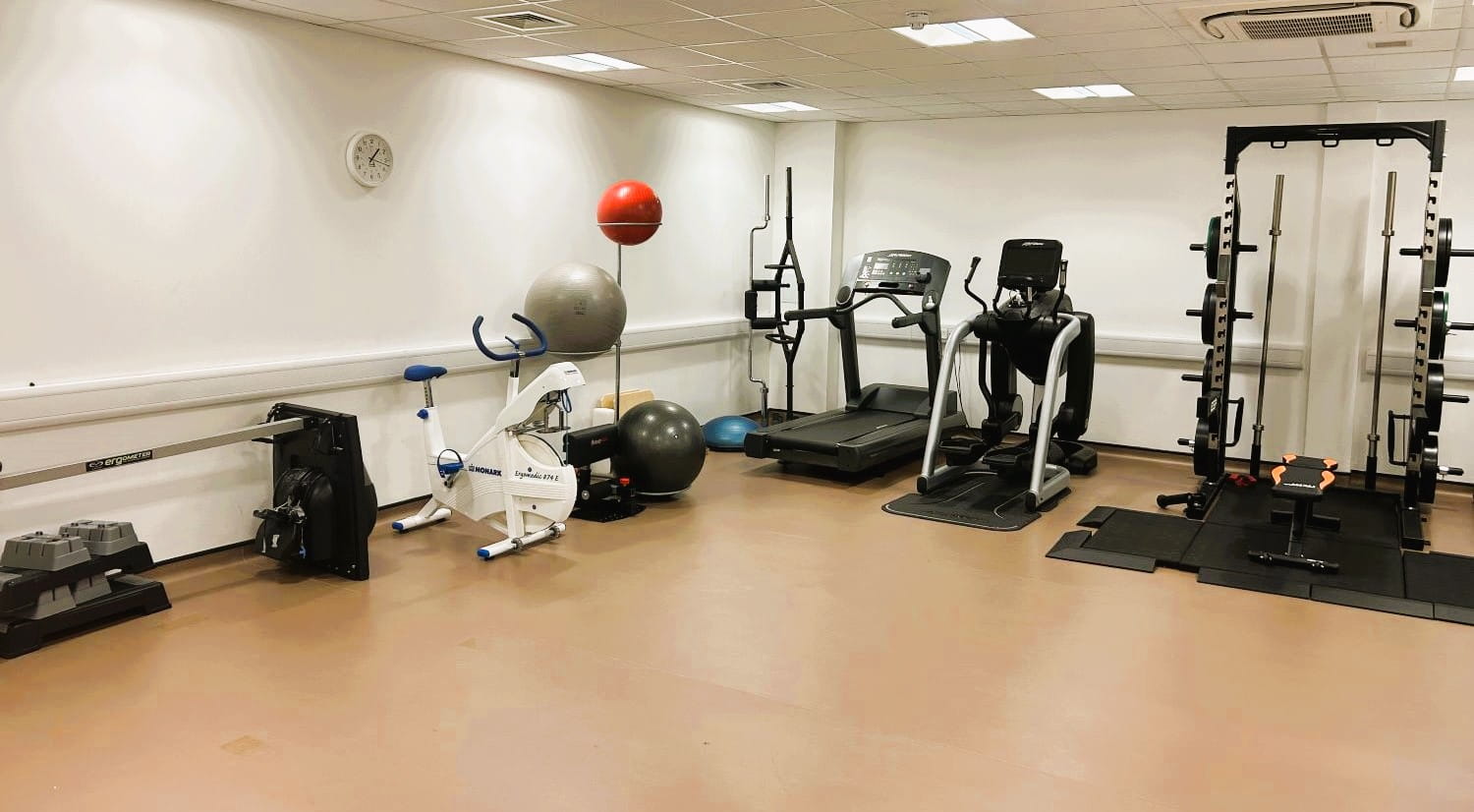 Inside the Sport Therapy Clinic's rehabilitation suite