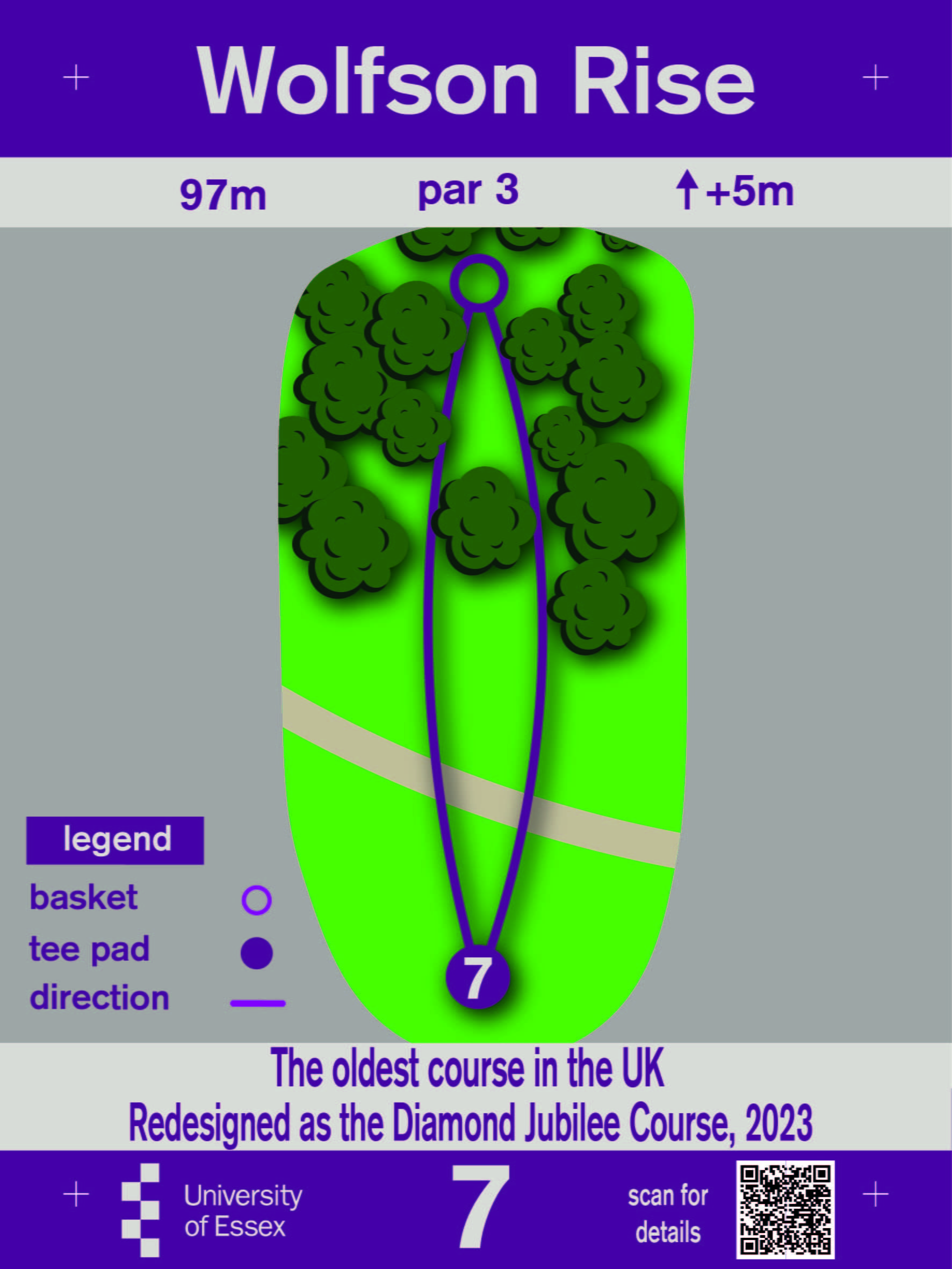 University of Essex Disc Golf Hole 7