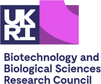 The BBSRC logo with "Biotechnology and Biological Sciences Research Council" in blue text.